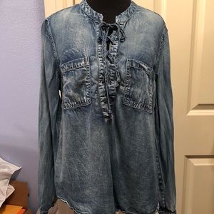 Denim blouse